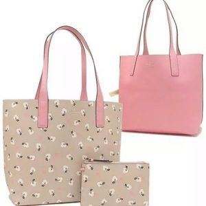 KATE SPADE REV MYA BREEZY FLR DISTY TOTE SET